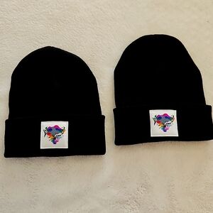 Two (2) San Jose Sharks Pride Night Toque Beanies NHL